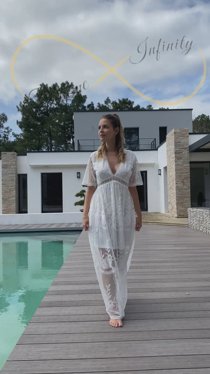 Robe Élégante à Dentelle