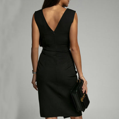 Luna Collection – Robe Fendue Col V