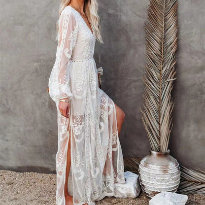 Robe Élégante à Dentelle